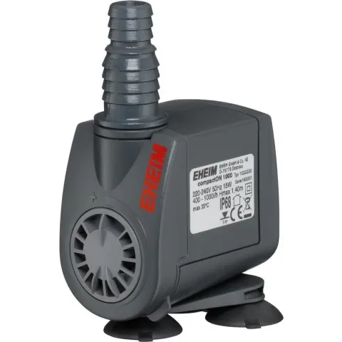 Eheim Compacton 1000 - Aquariumpomp - 12x14x7 cm - 400 L/H