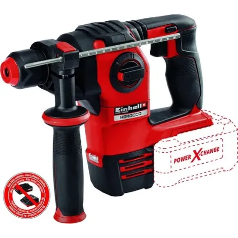 Einhel Herocco Accu Boorhamer 18V Solo - Power X-Change- Zonder accu en lader