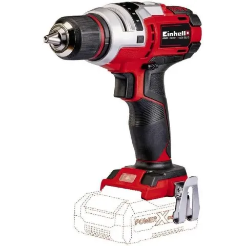 EINHELL Accu Boor-/ Schroefmachine TE-CD 18 Li E Solo - Power-X-Change - 18 V - 47 Nm - Zonder accu & lader