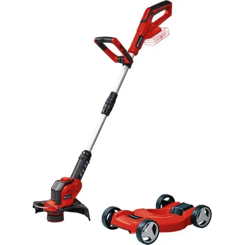 Einhell Accu Grastrimmer GE-CT 18/28 Li TC Solo Power X-Change (Li-Ion - 18 V - incl. Trimmer Cart - 28 cm maaibreedte - draad - levering zonder accu en lader)