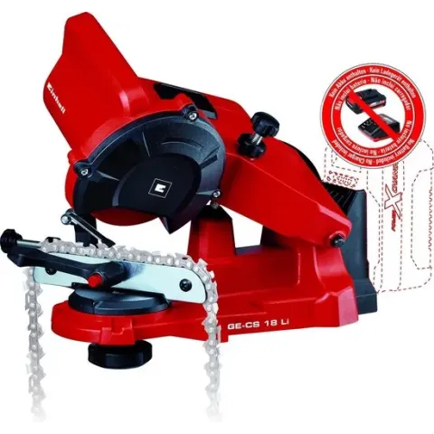 EINHELL Accu Kettingslijper GE-CS 18 Li Solo - Power-X-Change - 18 V - Ø23xØ108x3,2 mm - Zonder accu & lader