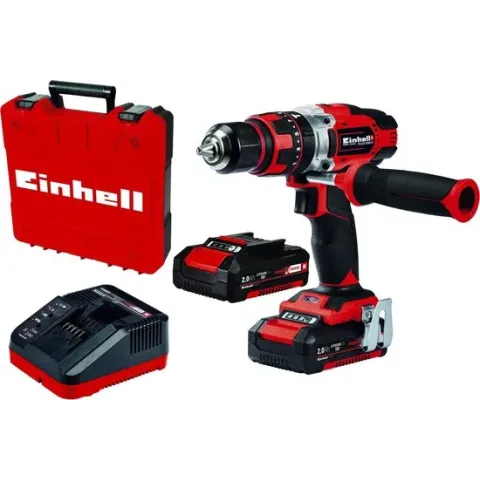 Einhell Power X-Change TE-CD 18/48 Li-i (2x2,0Ah) 4513935 Accu-klopboor/schroefmachine 18 V 2000 mAh Li-ion Incl. 2 accus, Incl. koffer