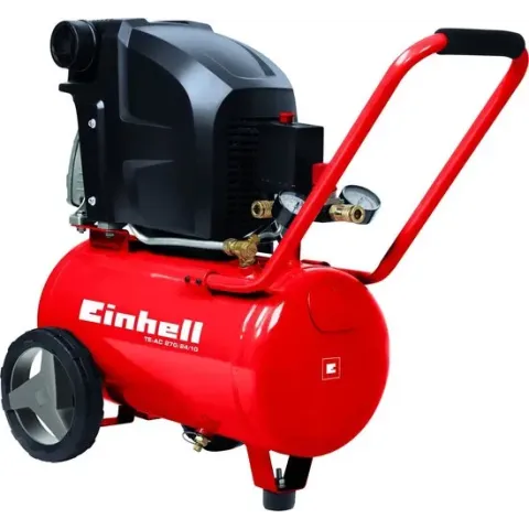Einhell TE-AC 270/24/10 Compressor - 1800 W - 24 L - Max. werkdruk: 10 bar - Oliegesmeerd