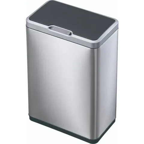 EKO Mirage Sensor Prullenbak Afvalscheider - 20 + 20 l - Mat RVS -