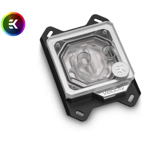 EKWB EK-Quantum Velocity D-RGB - AMD Nickel + Plexi cpu-koeler