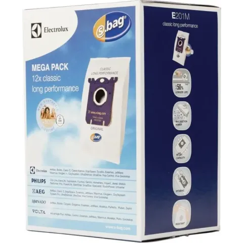 Electrolux E201M - Stofzuigerzakken - 12 stuks