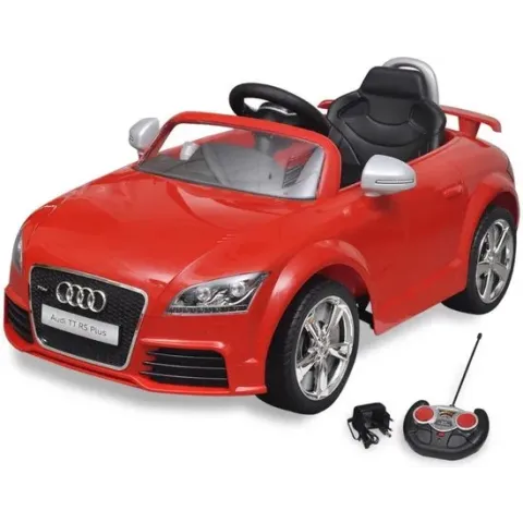 Elektrische auto Audi TT RS met afstandsbediening rood