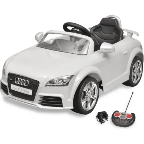 Elektrische auto Audi TT RS met afstandsbediening wit