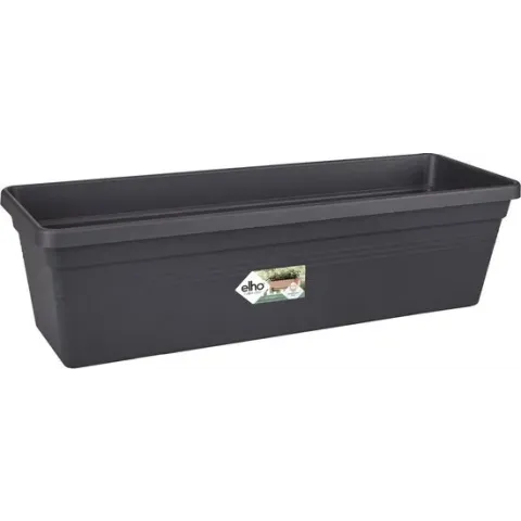 Elho Schotel Balkonbak Green Basics Zwart - Plantenschotel - 79x17x14 cm