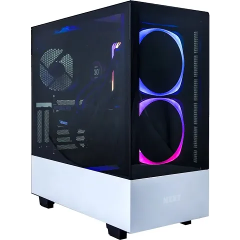 Elite Ryzen 7 5800X High-End Game PC - B550 - RTX 3060 Ti - 32GB RGB RAM - 1TB SSD (M2.0, NVMe) - NZXT H510 Flow Wit
