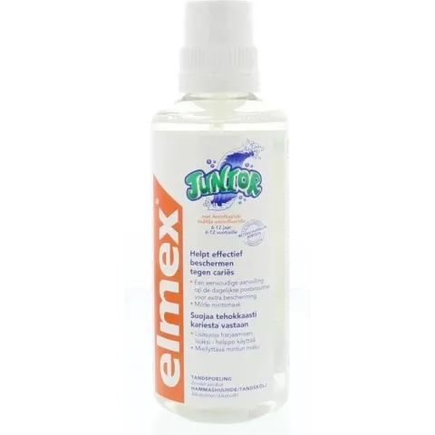 Elmex Junior Tandspoeling met Aminfluoride 6-12 Jaar 400 ml