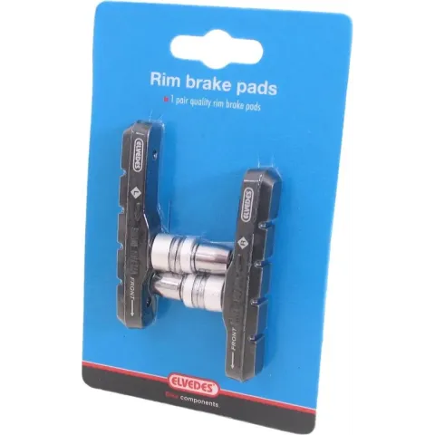 Elvedes Remblokken V-brake Zwart 72 X 14 Mm 2 Stuks