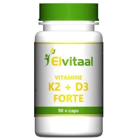 Elvitaal Vitamine K2 D3 Forte - 90Cp