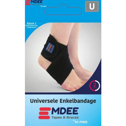 Emdee Universele Enkelbandage Blauw