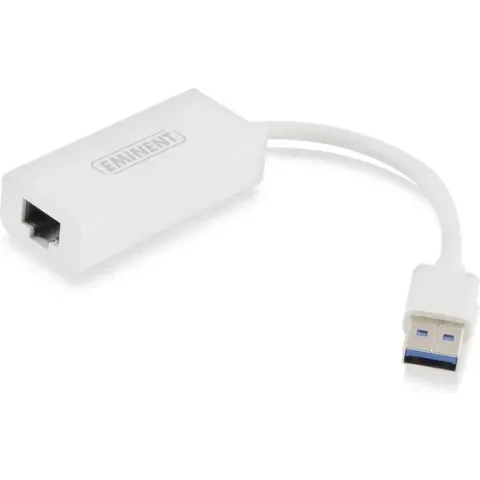 Eminent EM1017 kabeladapter/verloopstukje USB RJ45 Wit