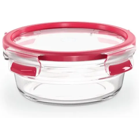 EMSA CLIP & CLOSE N1040300, Doos, Rond, 0,6 l, Transparant, Glas, 420 °C