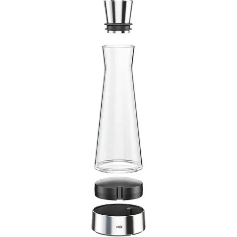 Emsa Flow Slim Karaf - 1L - Glas/RVS
