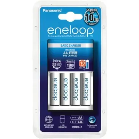 Eneloop CC51 lader met 4X Eneloop AA 2000 mAh