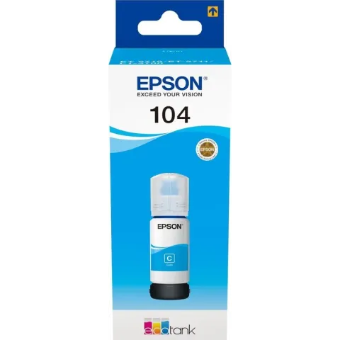 Epson 104 EcoTank - Inktfles / Cyaan