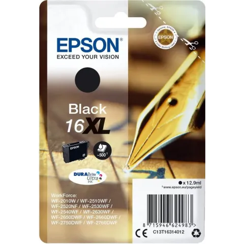Epson 16XL- Inktcartridge / Zwart