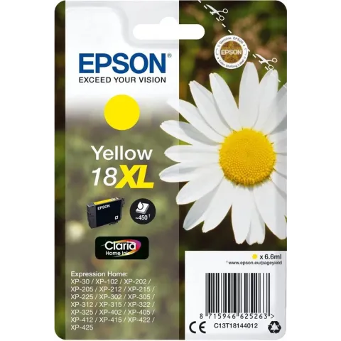 Epson 18XL - inktcartridge / Geel