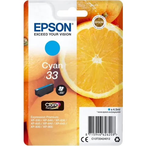 Epson 33 - Inktcartridge / Cyan