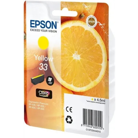 Epson 33 - Inktcartridge / Geel