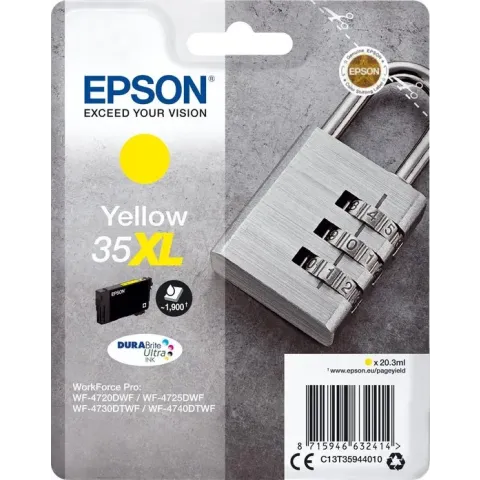 Epson 35XL - Inktcartridge / Geel
