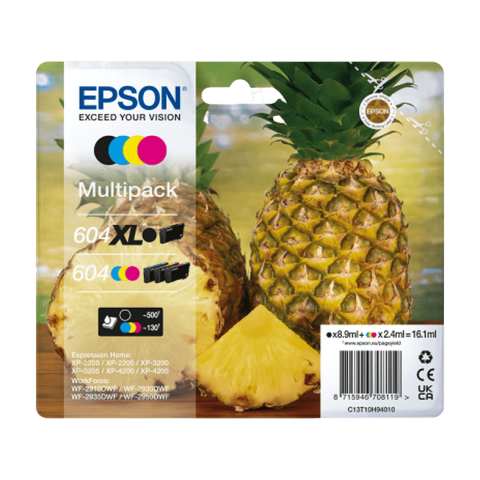 Epson 604 Multi Bk Xl, Cmy Std.