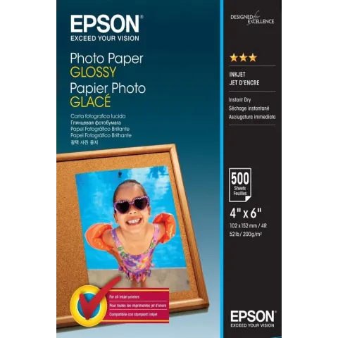 Epson - Glossy photo paper - 102 x 152 mm - 200 g/m2 - 500 sheet(s)