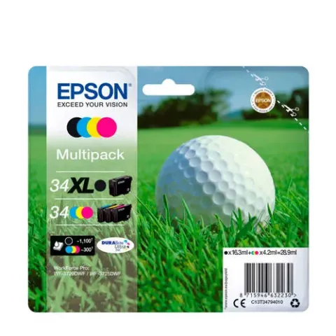Epson GOLFBAL T3479 N(XL)CMJ inktcartridge (cyaan)