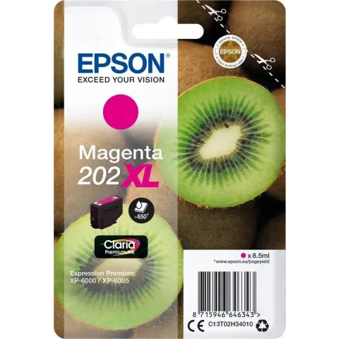 Epson Kiwi Singlepack Magenta 202XL Claria Premium Ink