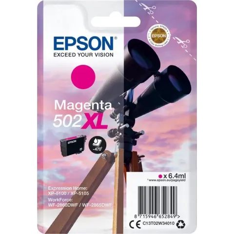 Epson Singlepack Magenta 502XL Ink