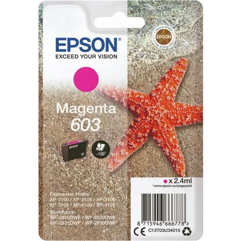 Epson Singlepack Magenta 603 Ink