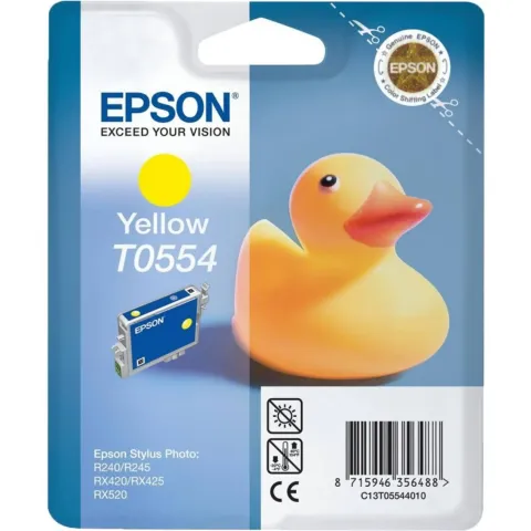 Epson T0554 Geel Cartridge