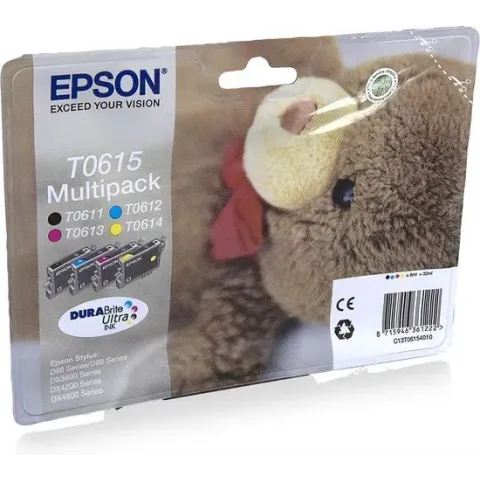 Epson T0615 - Inktcartridge / Geel / Magenta / Cyaan / Zwart