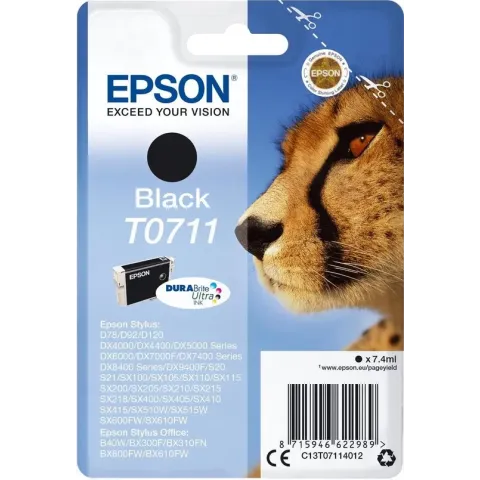 Epson T0711 - Inktcartridge /  Zwart