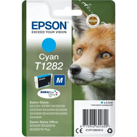 Epson T1282 3.5ml Cyaan inktcartridge