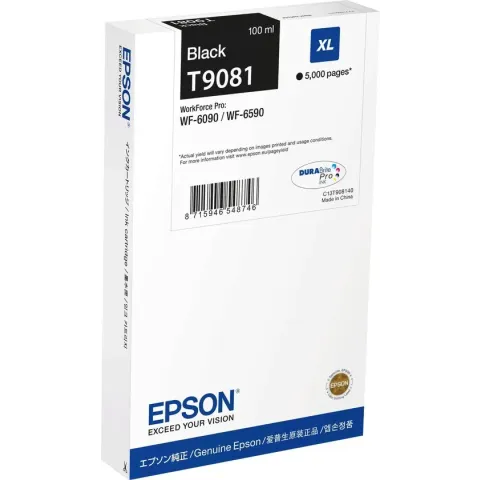 Epson T9081XL - Inktcartridge / Zwart