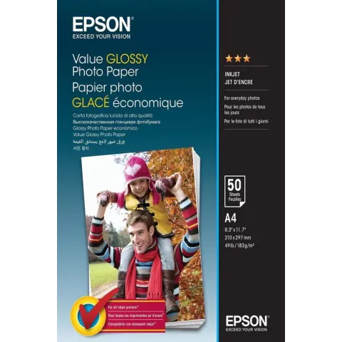 EPSON Value Photo Paper A4 50 sheets