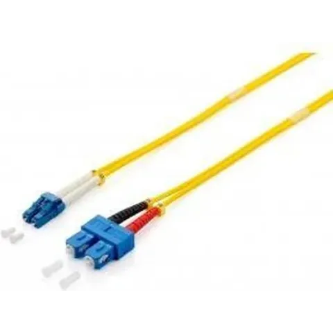 Equip 254335 Glasvezel kabel 5 m OS2 LC SC Geel