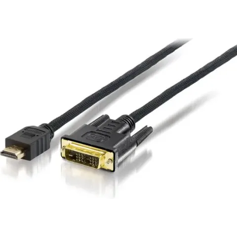 Equip 119322 video kabel adapter 2 m HDMI DVI-D Zwart