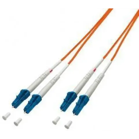 Equip LC/LС 62.5/125μm 1.0m Glasvezel kabel 1 m OM1 Oranje