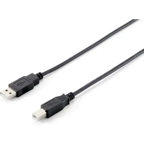 Equip USB 2.0 A Male naar USB 2.0 B Male - 1 m