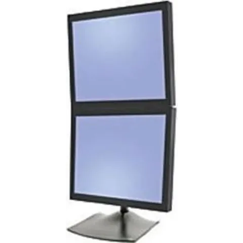 Ergotron DS Series DS100 Dual Monitor Desk Stand, Vertical 61 cm (24'') Zwart