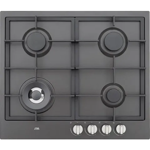 ETNA KG959ZTA - Gaskookplaat - met Wokbrander - Mat Zwart