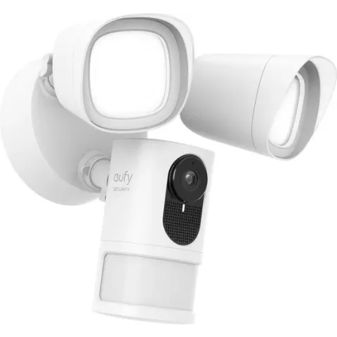 Eufy Floodlight IP-Beveiligingscamera - Bedraad - 2K resolutie - Wit
