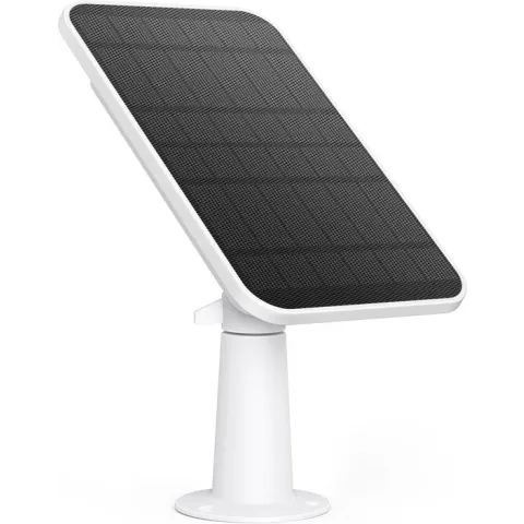 eufy Security-gecertificeerd eufyCam-zonnepaneel, compatibel met eufyCam, continue stroomvoorziening, 2,6W zonnepaneel, IP65 weerbestendig