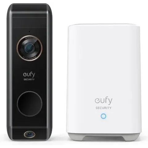 Eufy Video Deurbel - 2 camera's - 2K - Draadloos - Inclusief HomeBase
