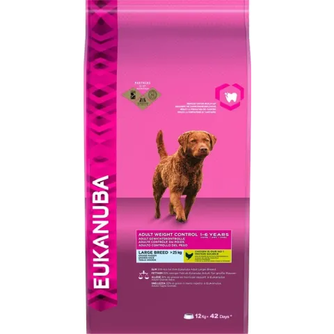 Eukanuba Dog Adult - Large Breed - Gewichtscontrole - Hondenvoer - 12 kg